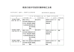 税务行政许可信息归集审核汇总表.docx