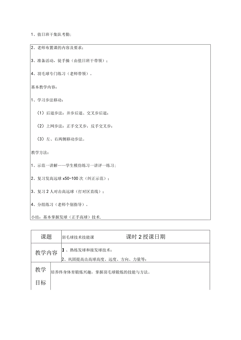 中小学羽毛球掌握正确的握拍和击球方法教案.docx_第2页