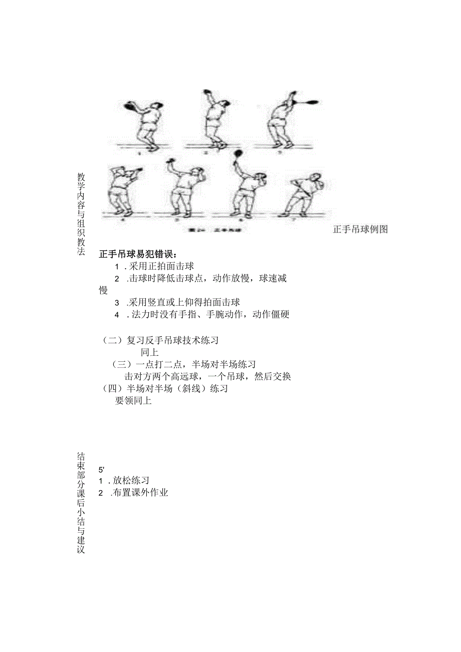 大学羽毛球教学学习反手吊球技术教案.docx_第2页