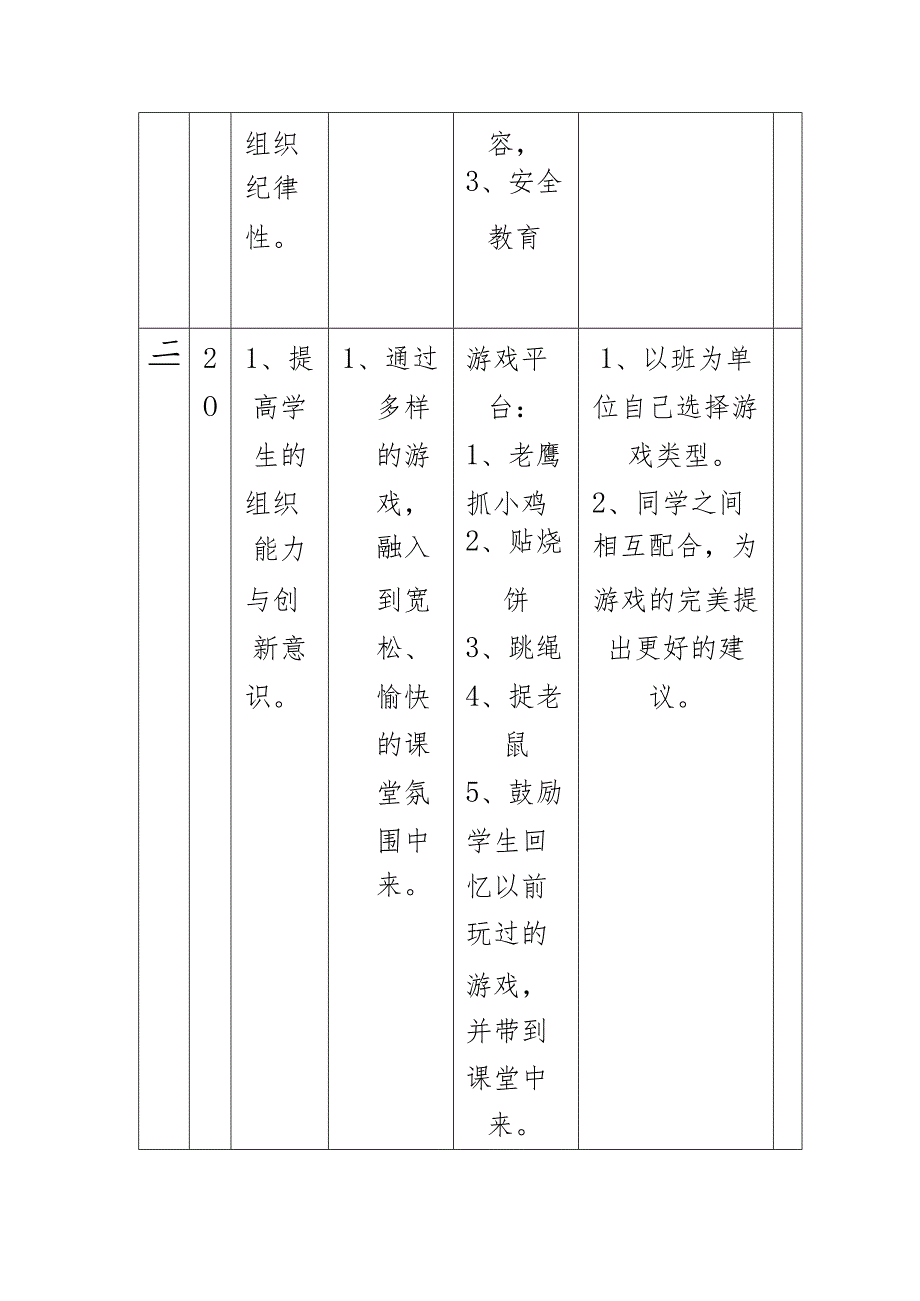 小学生羽毛球教学教案第12次课游戏平台.docx_第2页