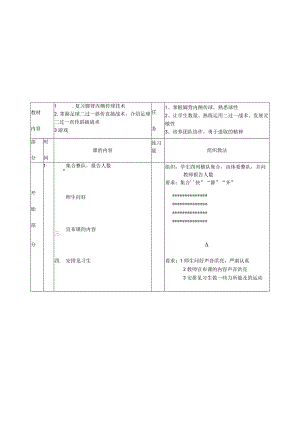 足球第7次课掌握足球二过一斜传直插战术教案.docx