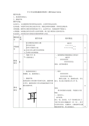 中小学足球抢截球训练第三课时脚底铲球教案.docx