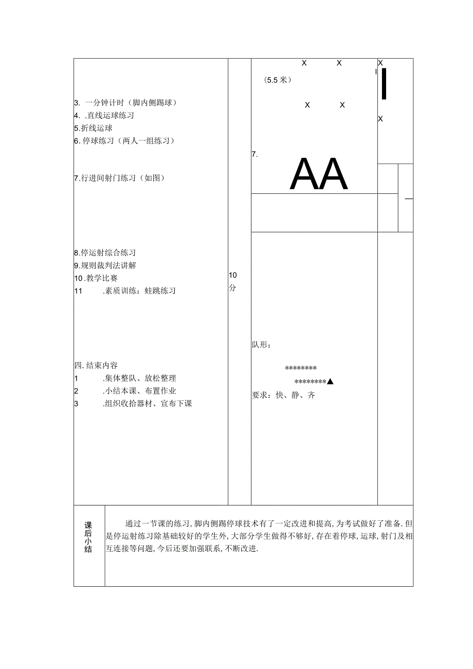 高校体育第二学期足球课提高停运射综合技术教案.docx_第2页