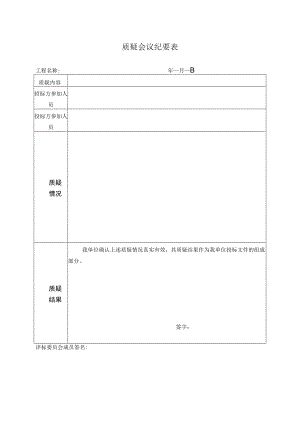 质疑会议纪要表(2023年).docx