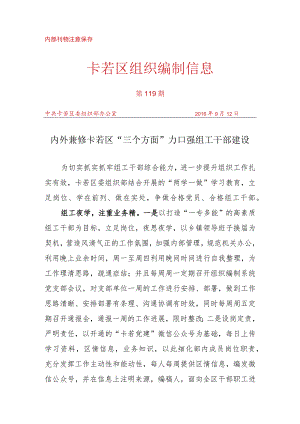 （119）内外兼修 卡若区“三个方面”加强组工干部建设.docx