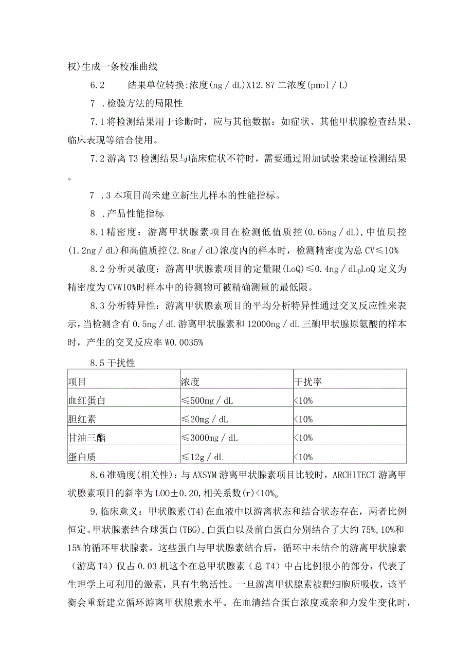 游离甲状腺素测定标准操作规程.docx_第2页