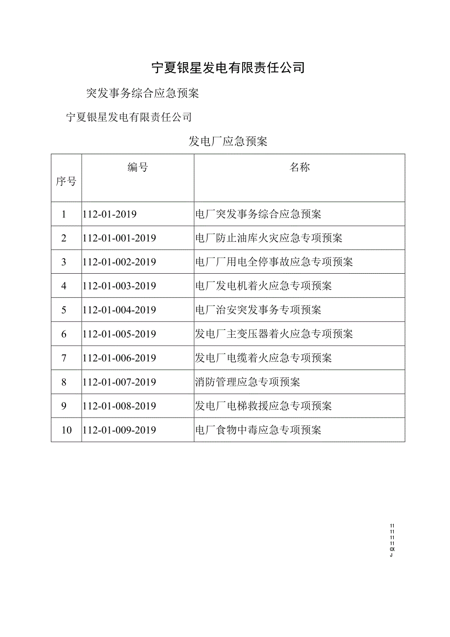 发电厂突发事件综合应急预案.docx_第1页