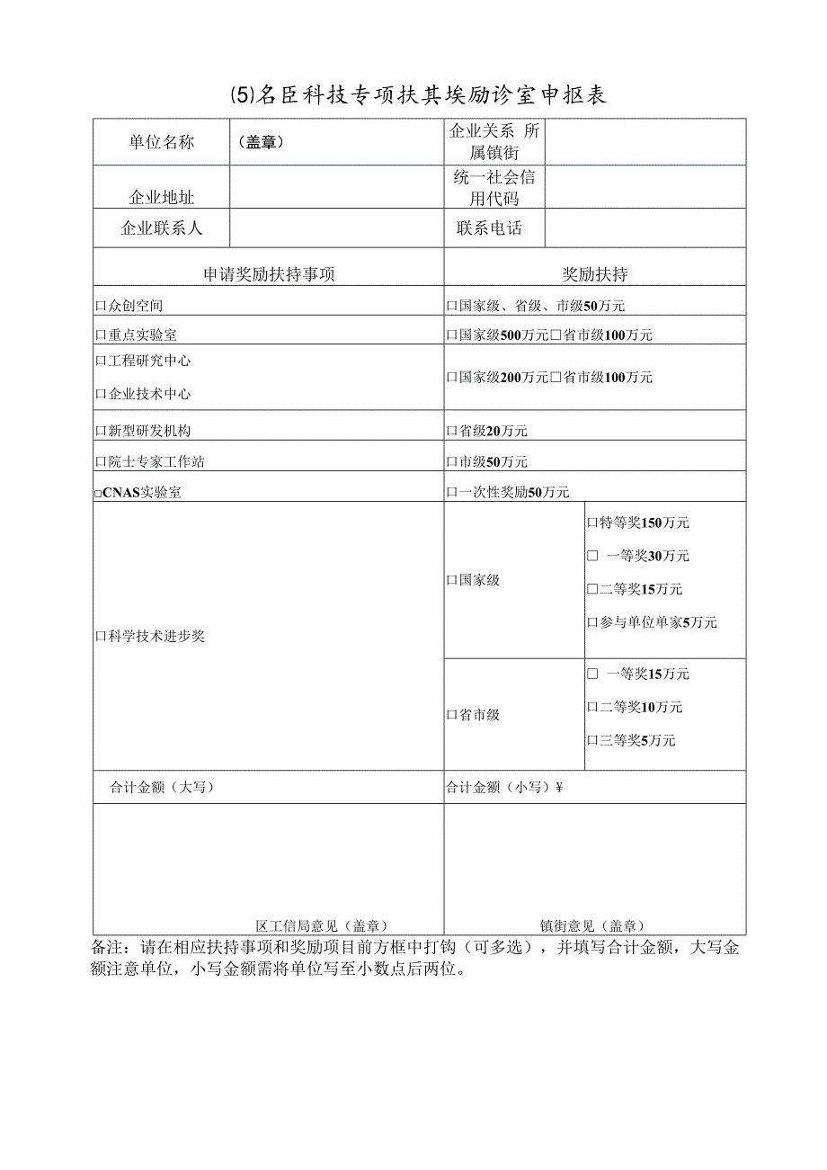 思明区科技创新与研发资金申报表.docx_第1页