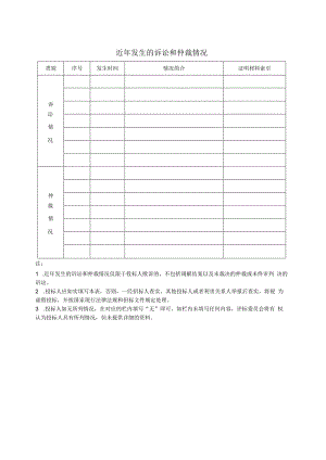 近年发生的诉讼和仲裁情况22(2023年).docx