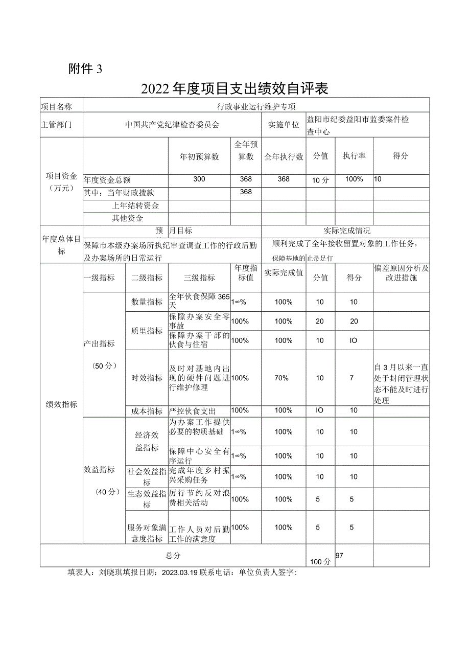 益阳市纪委益阳市监委案件检查中心2022年度部门整体支出绩效评价基础数据表.docx_第3页