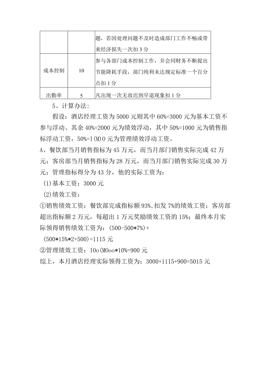 酒店经理KPI考核内容及标准.docx_第2页