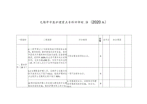 无锡市中医护理重点专科评审标准（2020版）.docx