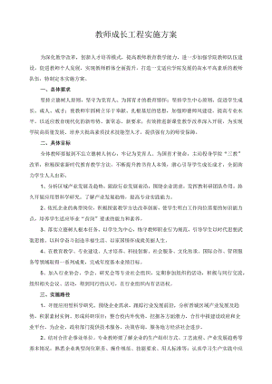 教师成长工程实施方案.docx