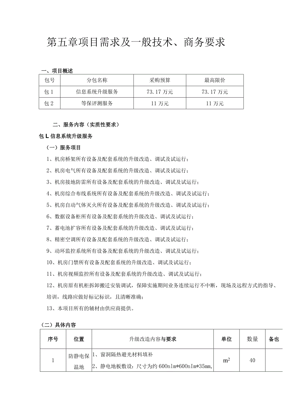 第五章项目需求及一般技术、商务要求.docx_第1页