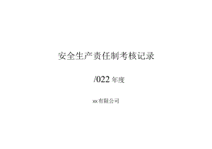 最新版：公司各级安全生产责任制考核细则表.docx