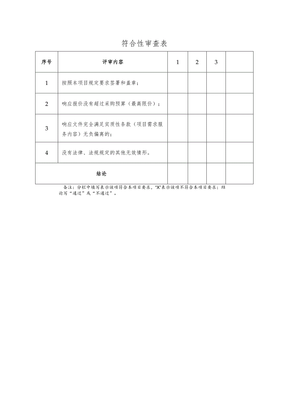 符合性审查表.docx_第1页