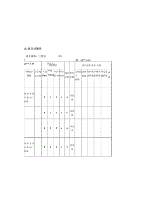 柱塞泵安全检查表分析评价记录表.docx