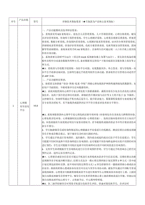 详细技术指标要求号条款为产品核心技术指标.docx