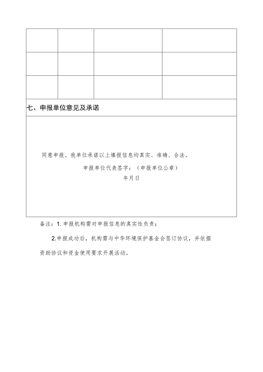 青山公益专项基金“餐饮外卖消费绿色低碳行为宣传倡导行动”执行单位申请表.docx_第3页