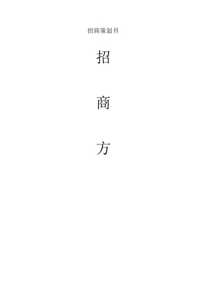 招商策划书.docx