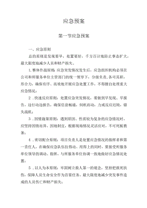 人力资源外包服务采购项目应急预案.docx