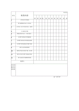 职工食堂燃气检查记录.docx