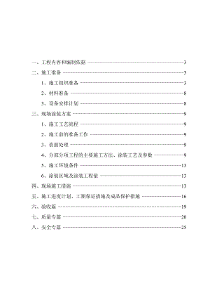 雨棚钢结构防腐涂装工程涂装施工技术方案.docx