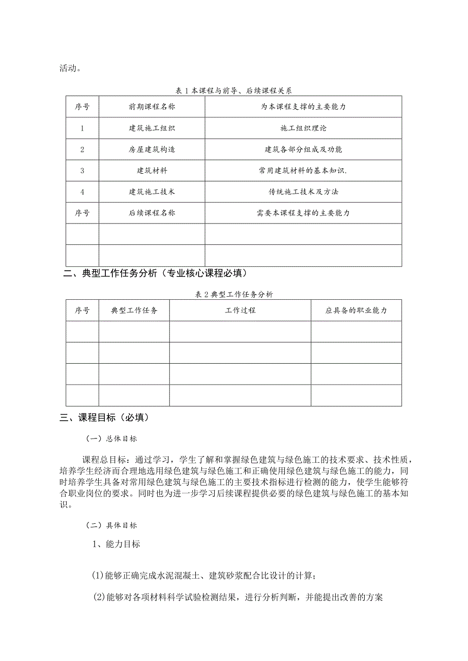 《绿色建筑与绿色施工》课程标准.docx_第2页