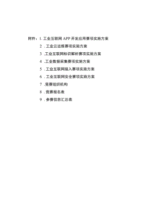 “巴渝工匠”杯重庆市首届人工智能和工业互联网职业技能竞赛工业互联网标识解析等6个赛项竞赛实施方案.docx