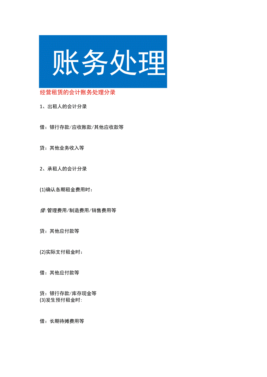 经营租赁的会计账务处理.docx_第1页