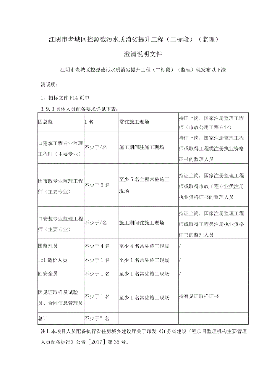 江阴市老城区控源截污水质消劣提升工程二标段监理.docx_第1页