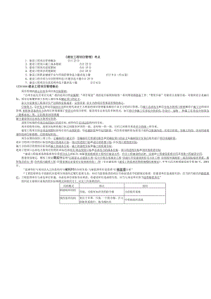 一级建造师建设工程项目管理知识点考点.docx