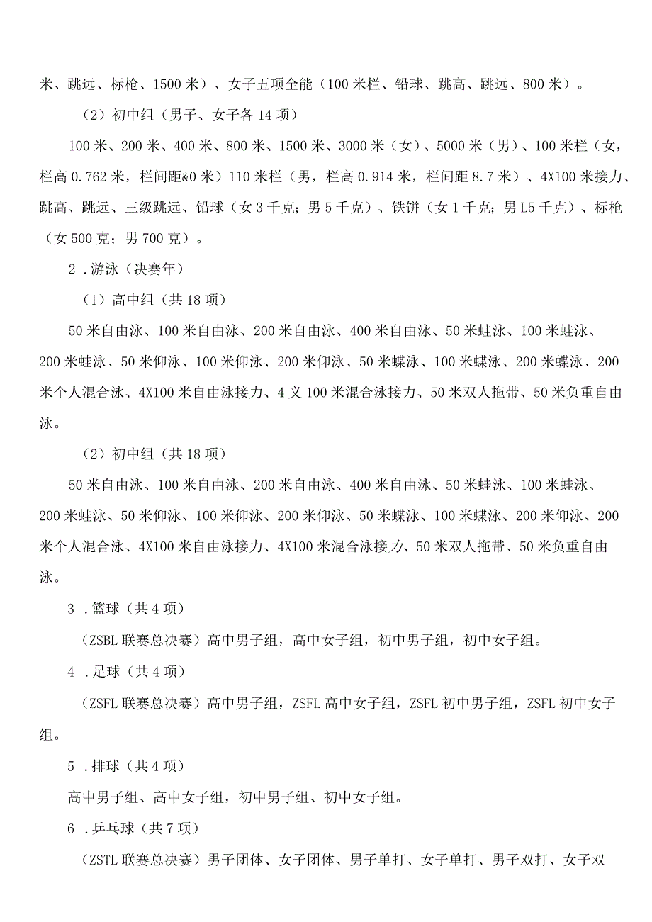 浙江省教育厅办公室、浙江省体育局办公室关于印发《浙江省第十六届中学生运动会总规程》的通知.docx_第3页