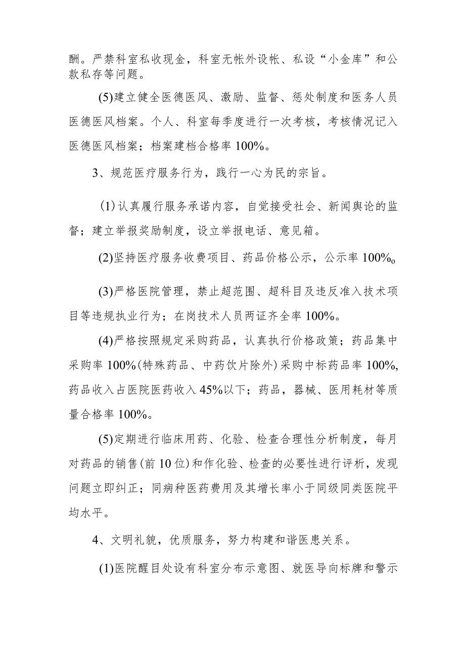 2023年社区医院医德医风建设实施方案四篇.docx_第3页