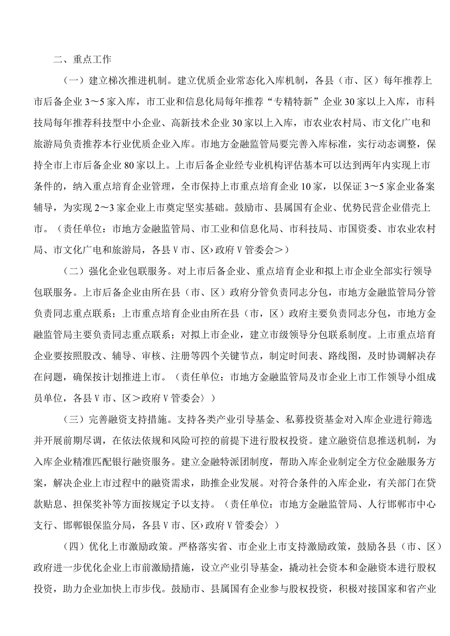 邯郸市人民政府办公室关于印发邯郸市企业上市行动方案(2023—2027年)的通知.docx_第2页