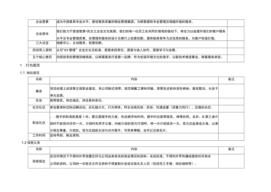 （某某物业管理公司企业）物业项目经理培训工作手册（30页汇编）.docx_第3页