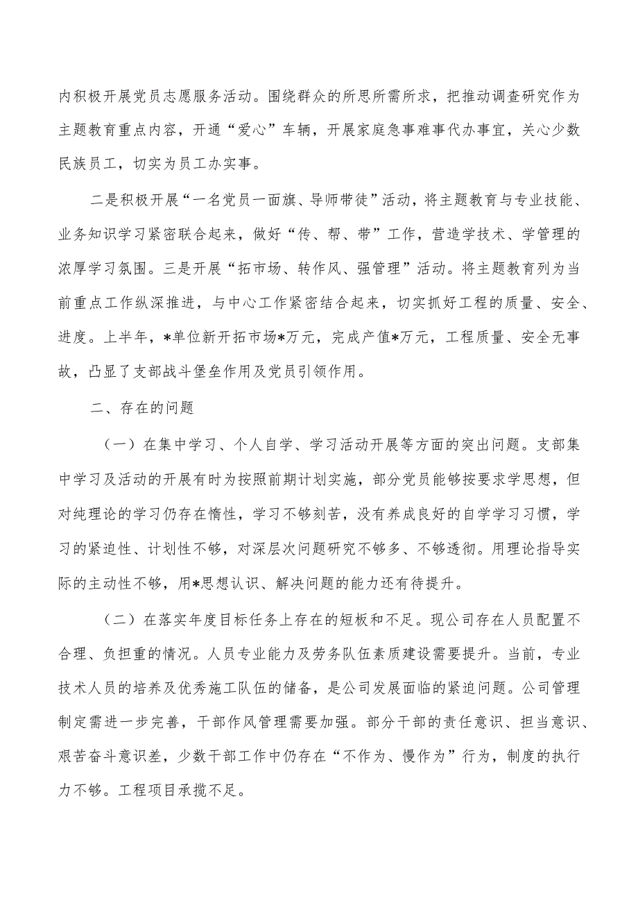 公司班子检查剖析发言提纲.docx_第2页