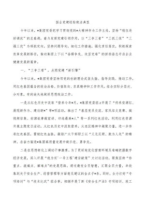 国企党建经验做法典型.docx