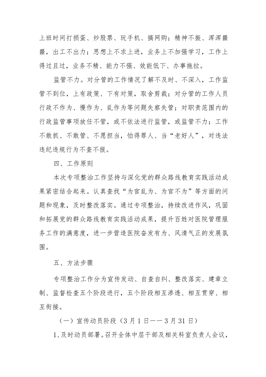 2023年度医院科室行风自查报告十五.docx_第3页