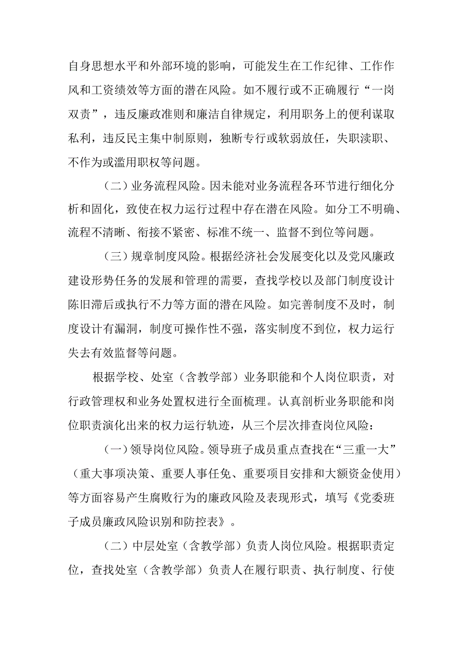 学校廉政风险防控工作实施方案篇1.docx_第2页