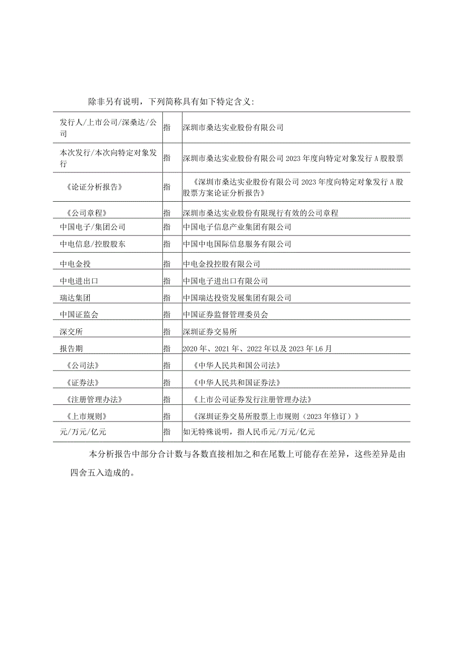 深桑达Ａ：2023年度向特定对象发行A股股票方案论证分析报告.docx_第3页