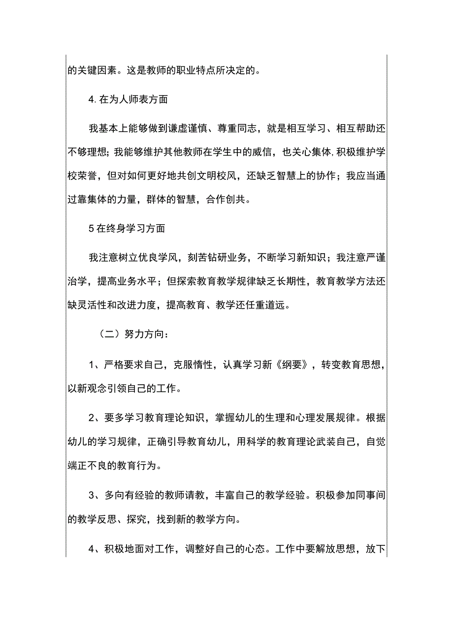 2023幼儿园师德师风自查报告（最新版）.docx_第3页