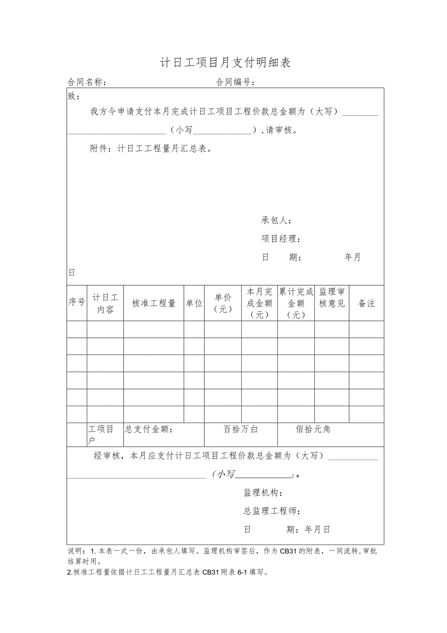 计日工项目月支付明细表.docx_第1页