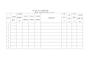 电气第一种工作票登记簿.docx