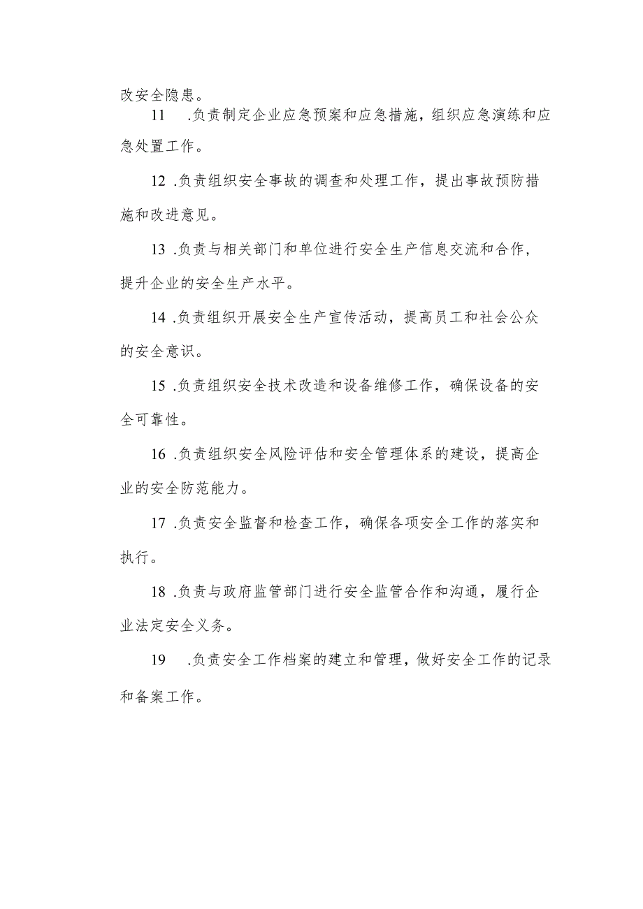 化工企业主要负责人七项安全职责和安全总监的十二项职责.docx_第2页