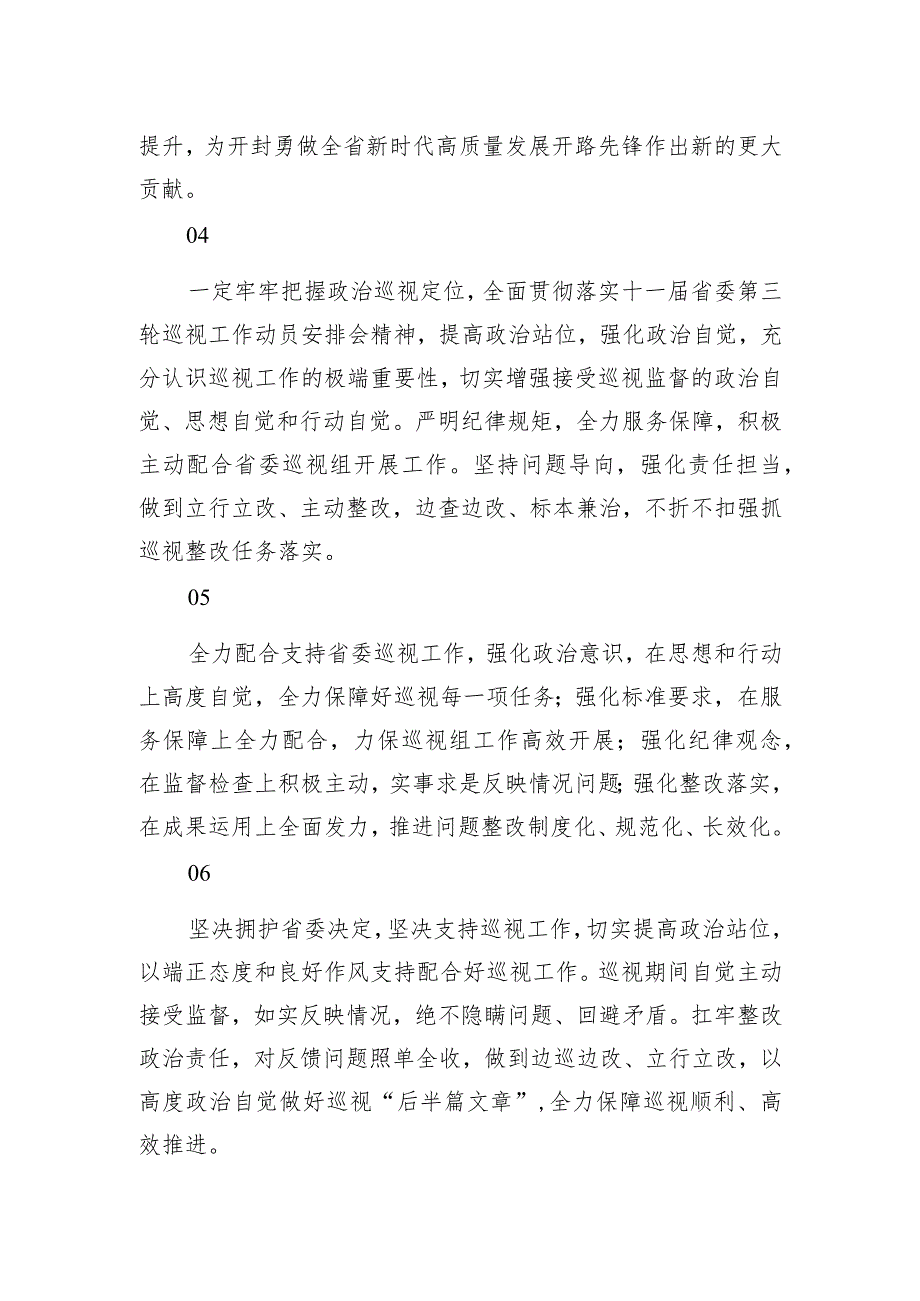 被巡视党组织在巡视反馈会上的表态发言汇编（33篇）.docx_第2页