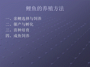 鲤鱼的养殖方法.ppt