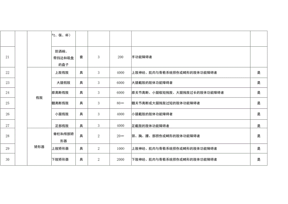 河南省残疾人基本型辅助器具补贴指导目录.docx_第3页