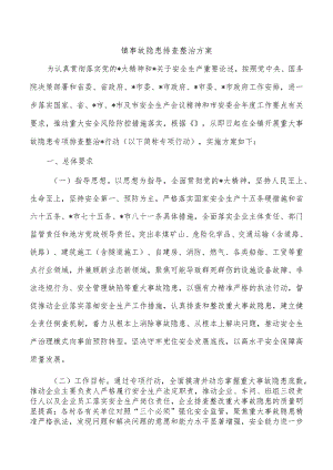 镇事故隐患排查整治方案.docx