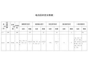 电白区村庄分类表.docx